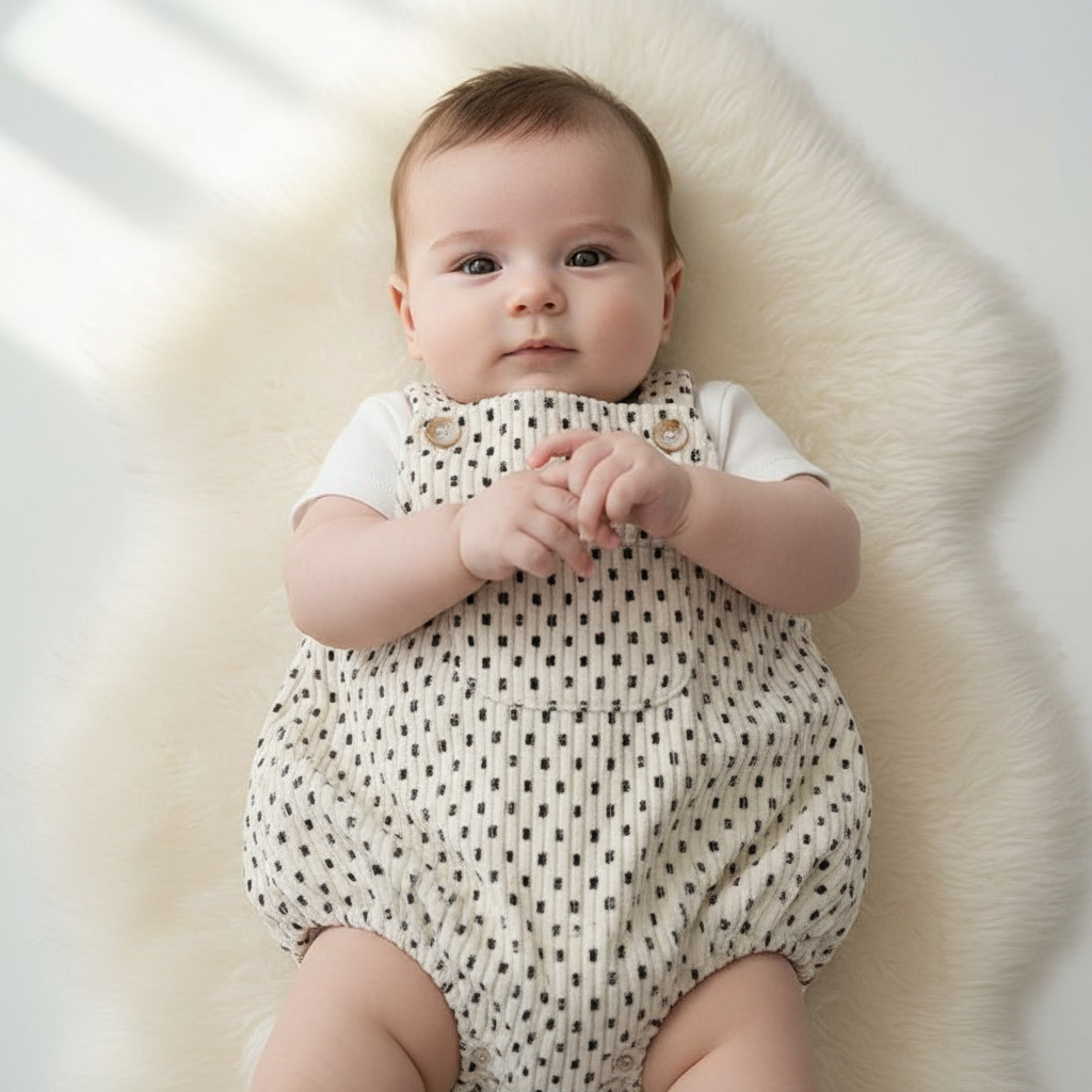 Fofo de bolinhas em bebé de 6 meses
