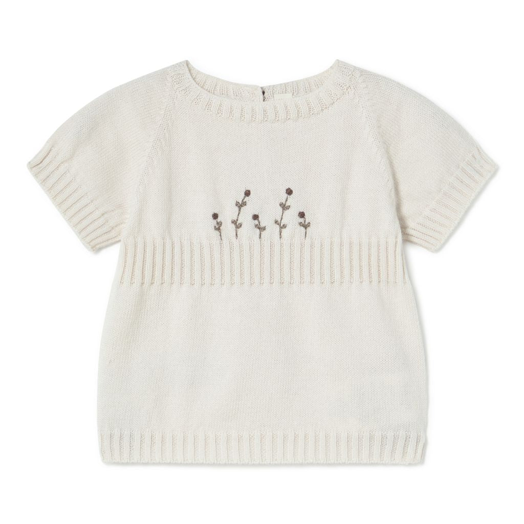 Conjunto Camisola Bordada + Tapa-Fralda - 3 cores