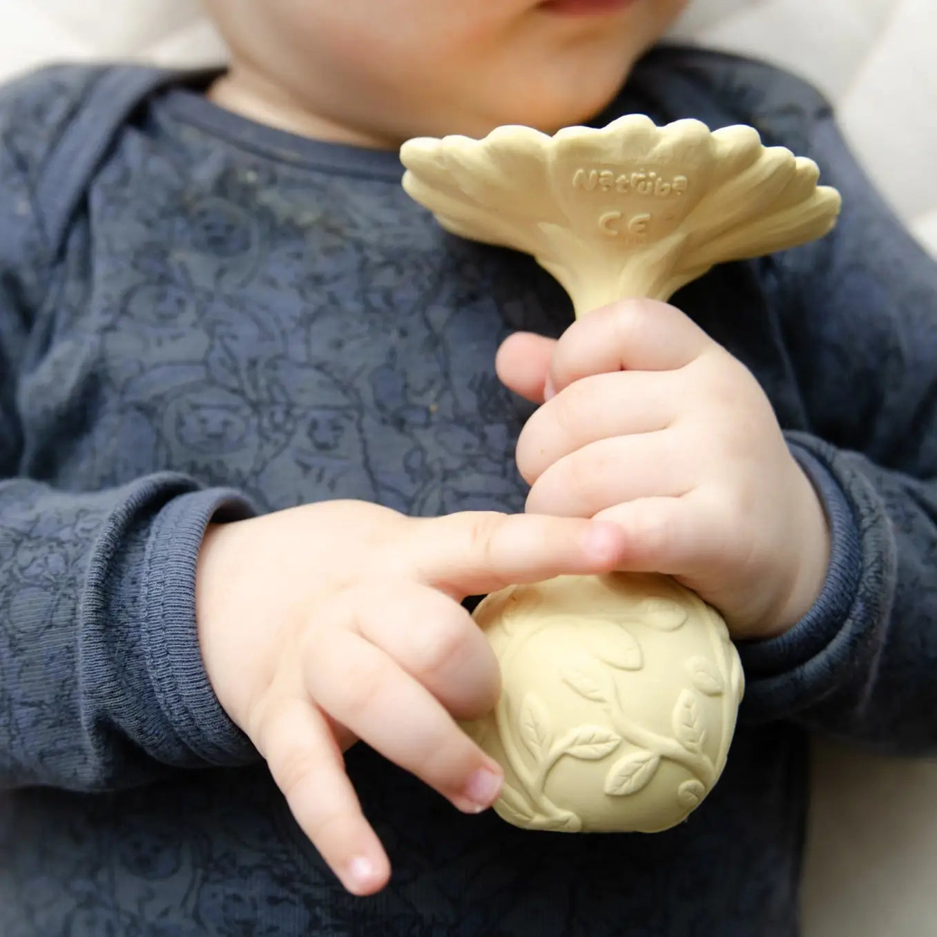 Marguerite Teething and Rattle