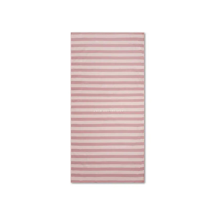 Floral Striped Microfiber Towel