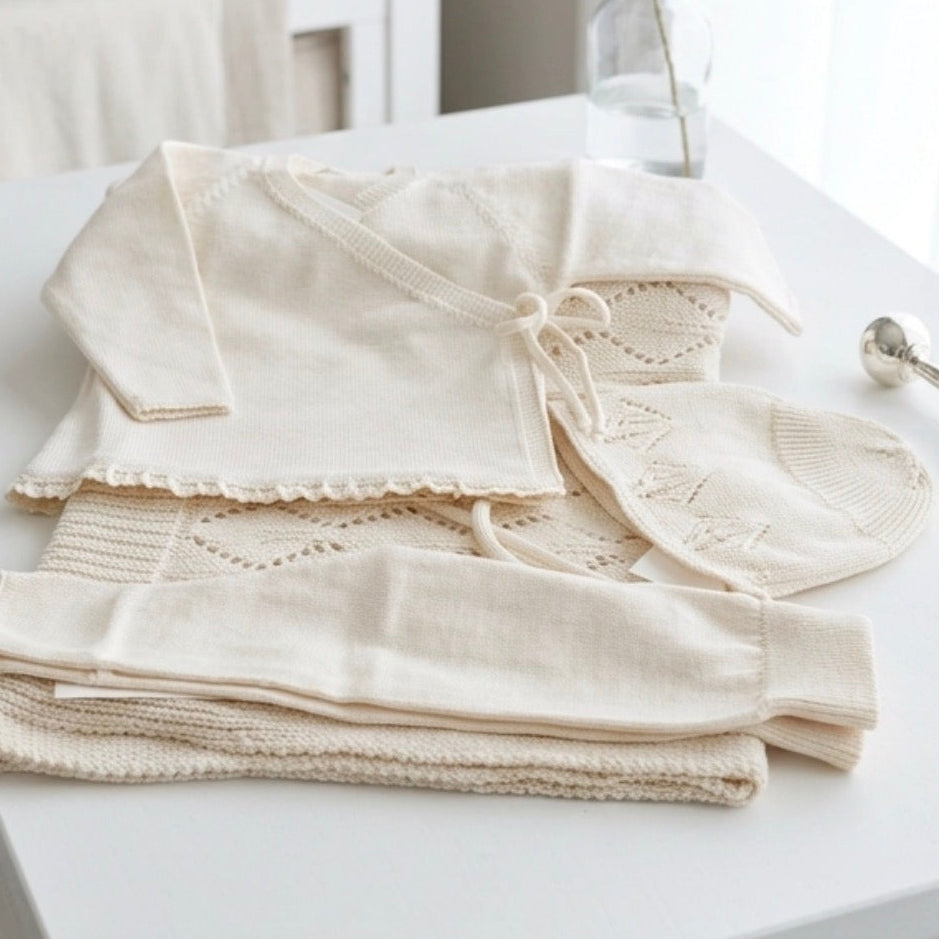 Conjunto completo | Camisola + Calças + Manta+ Touca