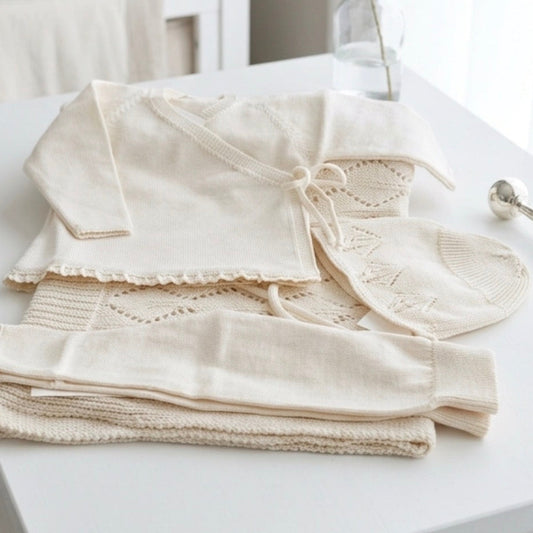 Conjunto completo | Camisola + Calças + Manta+ Touca