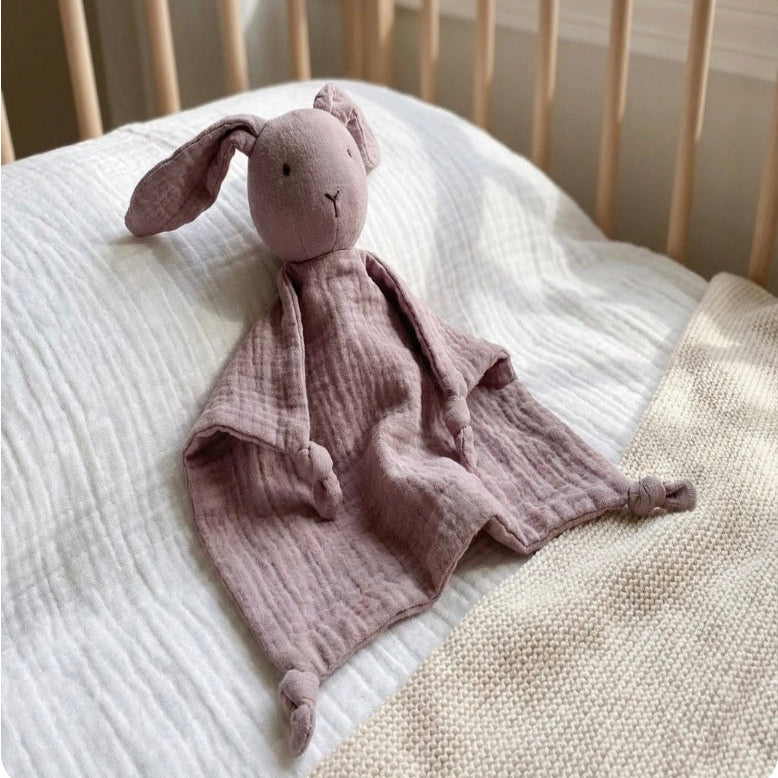 Pano de Abraço Coelhinho Algodão Orgânico. 6 cores