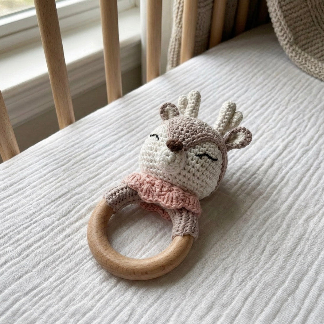 Chocalho em Crochê Veado