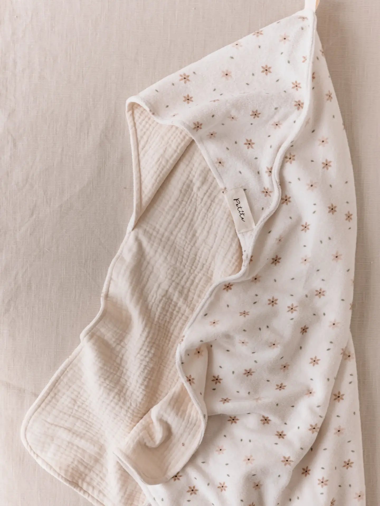 Floral Hooded Baby Towel