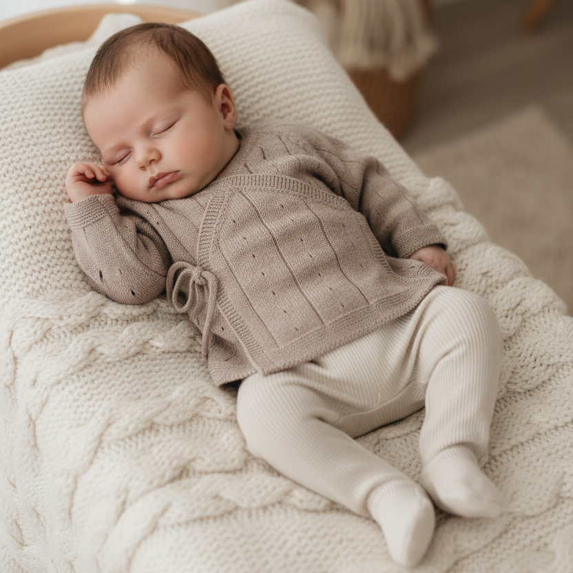 Bebé com conjunto Castle e Liam - calças lisas