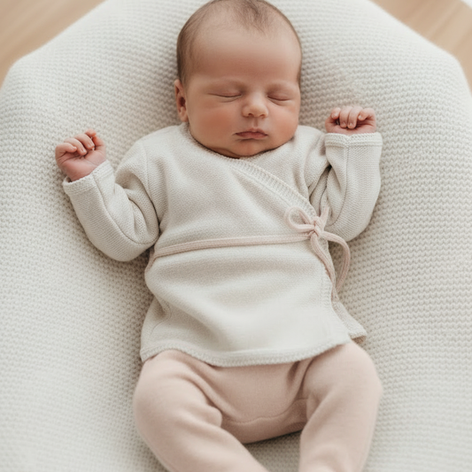 Bebé com Conjunto Enzo - calças rosa claro