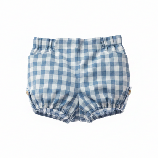 Bloomers xadrez azul sem cabide