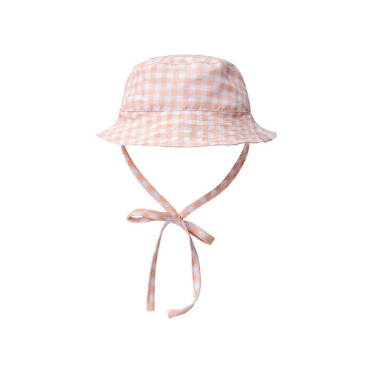 Chapéu de Sol Uv  Sunset Grid Laranja - Branco