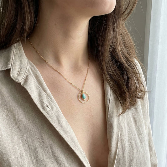 Colar Clementina Amazonita