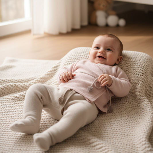 Conjunto Cira Pink - Cream em cenário natural