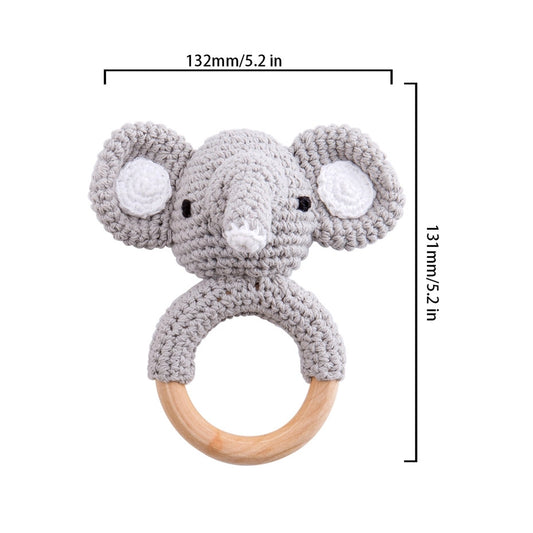 Chocalho em Crochê Elefante