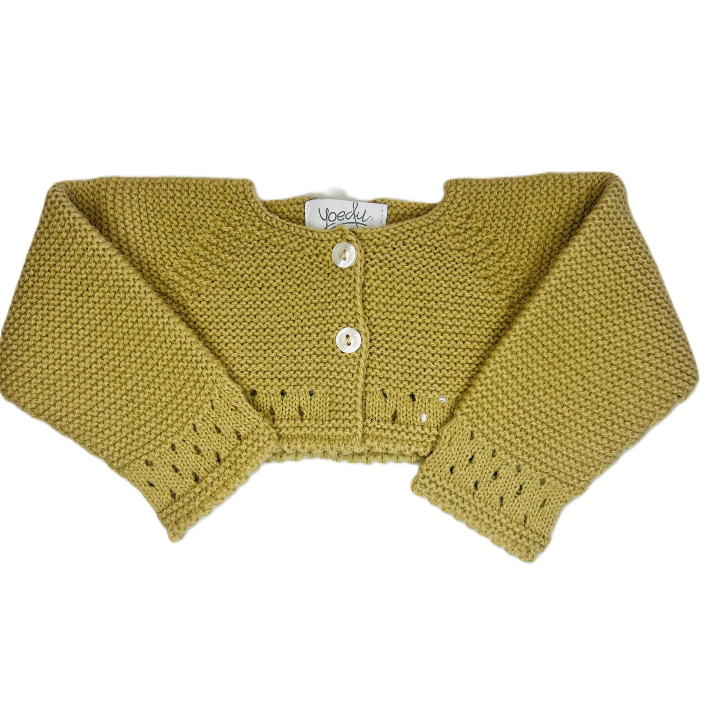 Bolero de bebé tricotado | 3 cores