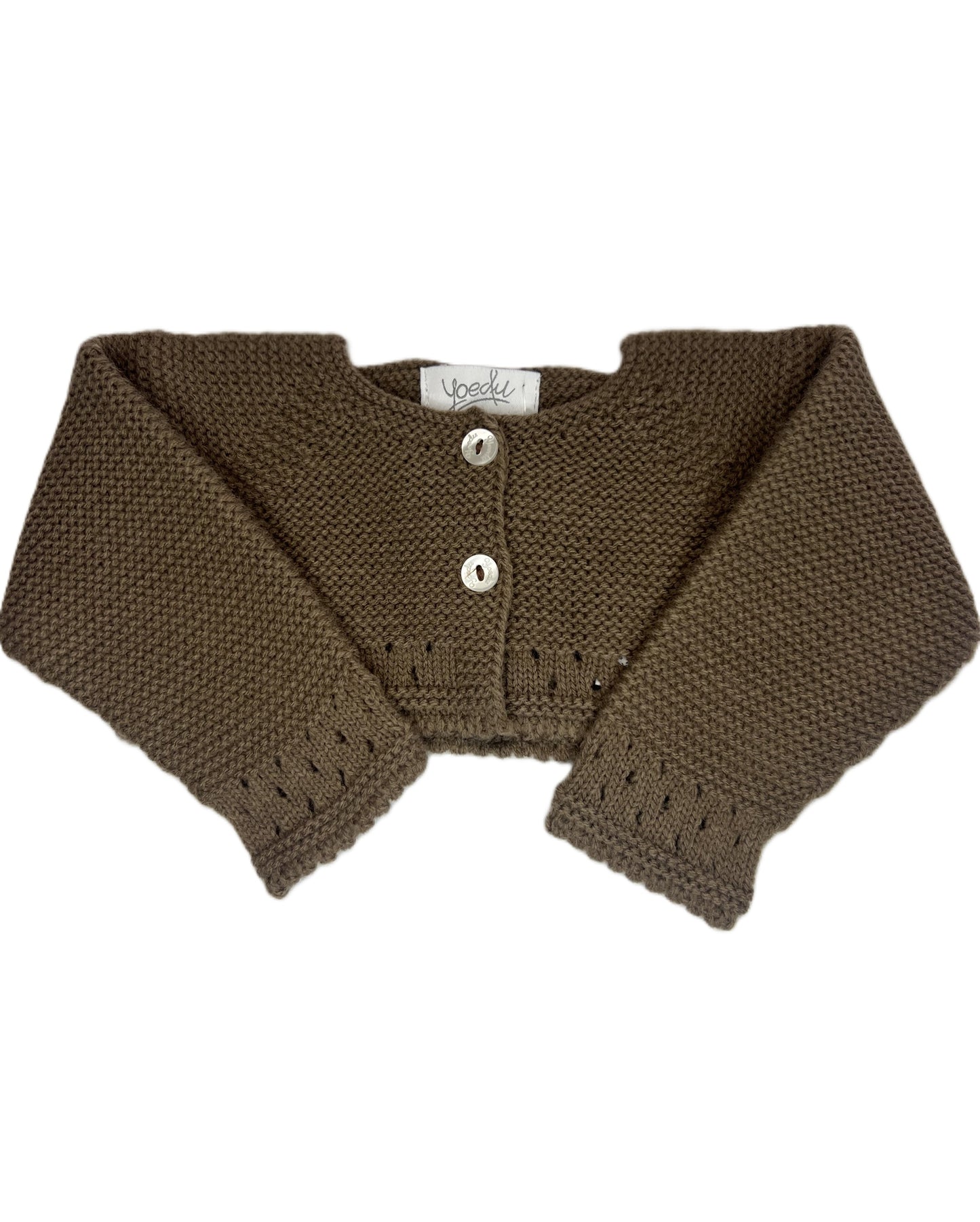 Bolero de bebé tricotado | 3 cores