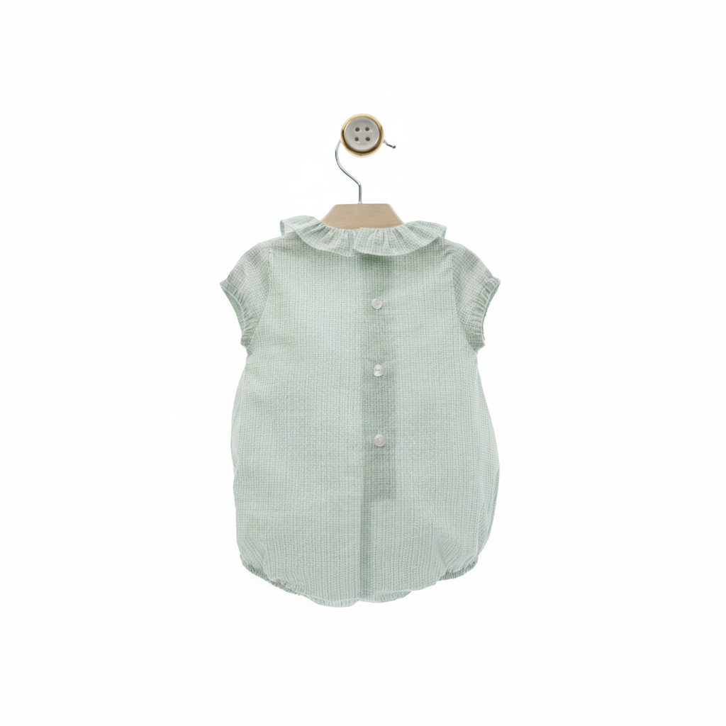 Romper verde formato quadrado