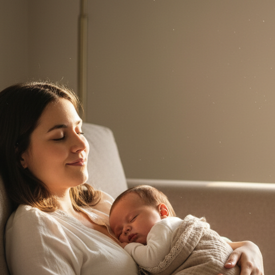 Swaddle  Muslin de Camada Tripla Bege Escuro - Especial Inverno